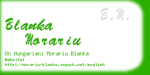 blanka morariu business card